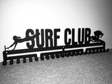 Surf Club Nippers Life Saver flags ski silver brushed chrome stainless steel black matte medal medals wall display hanger holder rack