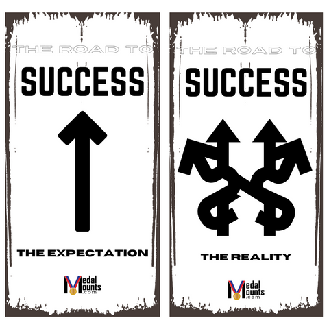 Inspirational Art - Road to Success Pair