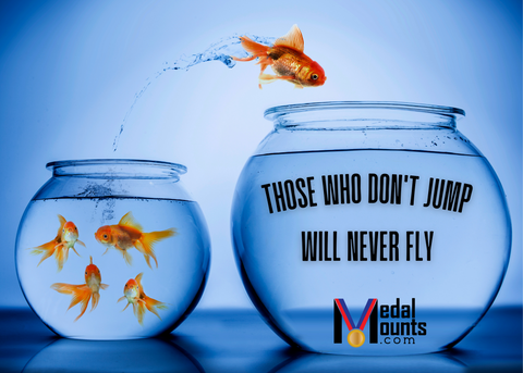 Inspirational Art - Jump to Fly