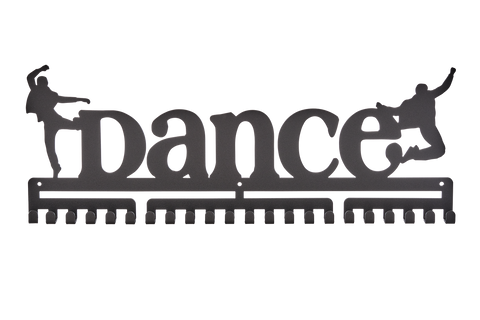 Dance dancer dancing MedalMount male boys silver brushed chrome stainless steel black matte medal medals wall display hanger holder rack